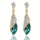 Veylith Emeraya Emerald Dangle Earrings