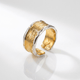 Handmade Gold Silver Two Tone Ring