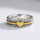 Handmade Gold Heart Band Ring