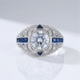 Vintage Silver Vault Ring