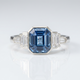 Blue Sapphire Fortress Ring