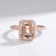 Peach Blossom Morganite Ring