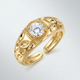 Antique Zirconia Statement Ring
