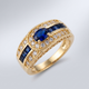 Blue Empire Elegant Ring