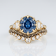 Vintage Sapphire Golden Ring