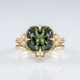 Forest Gold Zirconia Ring