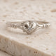 Radiant Boho Heart Ring