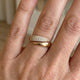 Sleek Crossover Wrap Ring