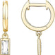 Dangling Bar Earrings | Gold