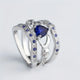 Eternal Azura White Gold Ring Set