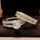 Eternal Radiance Ring Set | Gold