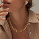Collar Cubano Grueso | Oro