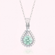 Alindra Voselle Teardrop Necklace