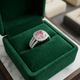 Blush Empress Halo Ring