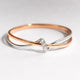 Vintage Golden & Silver Twist Ring