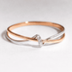Vintage Golden and Silver Twist Ring