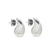 Mato Drop White Gold Earrings