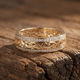 Shiny Hollow Gold Ring