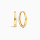 Gia Gold Statement Hoop Earrings