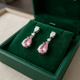 Mireya Blushflare Drop Earrings