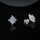 Aurelie Crystal Flower Earrings