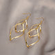 Minimal Gold Layered Drop Earrings