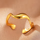 Elyra Wavy Ring | Gold