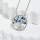 Tree Of Life White Gold Necklace