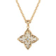 White Clover Pendant Necklace | Gold