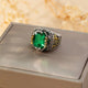 Klara Emerin Mixed Gold Ring