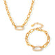 Pavé Chunky Chain Jewelry Set | Gold