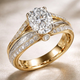 Vintage Zirconia Statement Ring