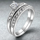 Audrey | Vintage Silver Crystal Ring
