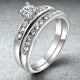 Vintage Silver Crystal Ring