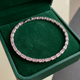 Pink Sapphire Prism Tennis Bracelet