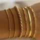 Boho Retro Cuban Bracelet Set