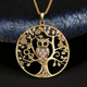 Luxe Owl Tree Necklace
