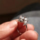 Crystal Dog Adjustable Ring