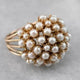 Handmade Inlaid Pearls Ring