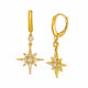 Vudu Star Gold Earrings