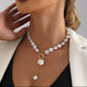 Baroque Pearl Toggle Necklace
