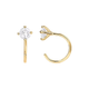 Spark Point Hoops | Gold