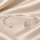 White Gold Tree of Life Bracelet