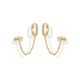 Adella Gold Chain Earrings