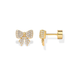 Bow Earrings | Gold