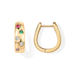 Colorwave Gold Hoop Earrings