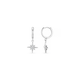 Modern Crystal Staraburst Earrings