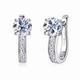 Huggie Vintage White Gold Earrings