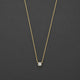 Cléa Moissanite Gold Stone Necklace