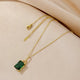 Crystal Emerald Luxe Necklace
